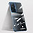 Handyhülle Hülle Crystal Rahmenlos Hartschalen Tasche Schutzhülle für Vivo X70 Pro 5G Blau