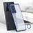 Handyhülle Hülle Crystal Rahmenlos Hartschalen Tasche Schutzhülle H02 für Vivo X70 Pro 5G Blau
