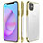 Handyhülle Hülle Crystal Tasche Schutzhülle H01 für Apple iPhone 11 Gold