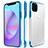 Handyhülle Hülle Crystal Tasche Schutzhülle H01 für Apple iPhone 11 Pro Max Blau