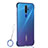 Handyhülle Hülle Crystal Tasche Schutzhülle H01 für Oppo A11X Blau