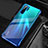 Handyhülle Hülle Crystal Tasche Schutzhülle S04 für Huawei P30 Pro New Edition Blau