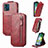 Handyhülle Hülle Flip Tasche Leder für Motorola Moto E13