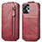 Handyhülle Hülle Flip Tasche Leder für Motorola Moto G13 Rot