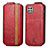 Handyhülle Hülle Flip Tasche Leder für Samsung Galaxy F42 5G Rot