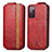 Handyhülle Hülle Flip Tasche Leder für Samsung Galaxy S20 Lite 5G Rot