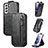 Handyhülle Hülle Flip Tasche Leder für Samsung Galaxy S21 FE 5G