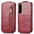 Handyhülle Hülle Flip Tasche Leder für Sony Xperia 1 IV Rot