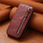 Handyhülle Hülle Flip Tasche Leder für Xiaomi Redmi Note 10 Pro Max Rot