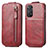 Handyhülle Hülle Flip Tasche Leder für Xiaomi Redmi Note 11 Pro 5G Rot