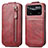 Handyhülle Hülle Flip Tasche Leder für Xiaomi Redmi Note 11E Pro 5G Rot