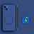 Handyhülle Hülle Hartschalen Kunststoff Rahmenlos Schutzhülle Tasche Matt mit Mag-Safe Magnetic Magnetisch für Apple iPhone 14 Blau
