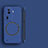 Handyhülle Hülle Hartschalen Kunststoff Rahmenlos Schutzhülle Tasche Matt mit Mag-Safe Magnetic Magnetisch für Oppo Reno11 Pro 5G Blau