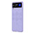 Handyhülle Hülle Hartschalen Kunststoff Schutzhülle Tasche Matt H03 für Samsung Galaxy Z Flip4 5G Violett