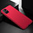 Handyhülle Hülle Hartschalen Kunststoff Schutzhülle Tasche Matt M01 für Samsung Galaxy A51 4G Rot