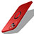 Handyhülle Hülle Hartschalen Kunststoff Schutzhülle Tasche Matt mit Magnetisch Fingerring Ständer A01 für Apple iPhone 15 Rot