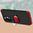 Handyhülle Hülle Hartschalen Kunststoff Schutzhülle Tasche Matt mit Magnetisch Fingerring Ständer GK1 für Oppo A96 5G