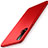Handyhülle Hülle Hartschalen Kunststoff Schutzhülle Tasche Matt P02 für Huawei Nova 6 Rot