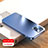 Handyhülle Hülle Hartschalen Kunststoff Schutzhülle Tasche Matt R01 für Apple iPhone 14 Blau