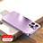 Handyhülle Hülle Hartschalen Kunststoff Schutzhülle Tasche Matt R01 für Apple iPhone 14 Pro Max Violett