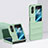 Handyhülle Hülle Hartschalen Kunststoff Schutzhülle Tasche Matt Vorder und Rückseite 360 Grad Ganzkörper BH1 für Oppo Find N2 Flip 5G Minzgrün