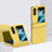 Handyhülle Hülle Hartschalen Kunststoff Schutzhülle Tasche Matt Vorder und Rückseite 360 Grad Ganzkörper BH3 für Oppo Find N2 Flip 5G Gelb