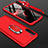 Handyhülle Hülle Hartschalen Kunststoff Schutzhülle Tasche Matt Vorder und Rückseite 360 Grad Ganzkörper mit Fingerring Ständer für Oppo A91