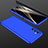 Handyhülle Hülle Hartschalen Kunststoff Schutzhülle Tasche Matt Vorder und Rückseite 360 Grad Ganzkörper P01 für Samsung Galaxy F13 4G Blau