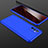 Handyhülle Hülle Hartschalen Kunststoff Schutzhülle Tasche Matt Vorder und Rückseite 360 Grad Ganzkörper P01 für Samsung Galaxy M52 5G Blau