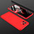 Handyhülle Hülle Hartschalen Kunststoff Schutzhülle Tasche Matt Vorder und Rückseite 360 Grad Ganzkörper P01 für Xiaomi Mi 11 5G Rot