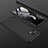 Handyhülle Hülle Hartschalen Kunststoff Schutzhülle Tasche Matt Vorder und Rückseite 360 Grad Ganzkörper P01 für Xiaomi Mi 11 5G Schwarz
