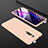 Handyhülle Hülle Hartschalen Kunststoff Schutzhülle Tasche Matt Vorder und Rückseite 360 Grad Ganzkörper P01 für Xiaomi Redmi K20 Gold