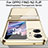 Handyhülle Hülle Hartschalen Kunststoff Schutzhülle Tasche Matt Vorder und Rückseite 360 Grad Ganzkörper ZL3 für Oppo Find N2 Flip 5G