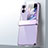 Handyhülle Hülle Hartschalen Kunststoff Schutzhülle Tasche Matt Vorder und Rückseite 360 Grad Ganzkörper ZL7 für Oppo Find N2 Flip 5G