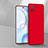 Handyhülle Hülle Hartschalen Kunststoff Schutzhülle Tasche Matt YK3 für Vivo Y31s 5G Rot