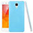 Handyhülle Hülle Kunststoff Schutzhülle Leder für Xiaomi Mi 4 Hellblau