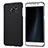 Handyhülle Hülle Kunststoff Schutzhülle Matt M04 für Samsung Galaxy S6 Edge+ Plus SM-G928F Schwarz
