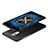 Handyhülle Hülle Kunststoff Schutzhülle Matt mit Fingerring Ständer A04 für Huawei Honor 6X Pro Schwarz