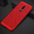 Handyhülle Hülle Kunststoff Schutzhülle Punkte Loch Tasche für OnePlus 6 Rot
