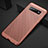 Handyhülle Hülle Kunststoff Schutzhülle Punkte Loch Tasche für Samsung Galaxy S10 Rosegold