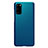 Handyhülle Hülle Kunststoff Schutzhülle Tasche Matt P01 für Samsung Galaxy S20 5G Blau