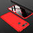 Handyhülle Hülle Kunststoff Schutzhülle Tasche Matt Vorder und Rückseite 360 Grad für Huawei Honor V20 Rot