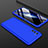 Handyhülle Hülle Kunststoff Schutzhülle Tasche Matt Vorder und Rückseite 360 Grad für Huawei Honor V30 5G Blau