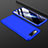 Handyhülle Hülle Kunststoff Schutzhülle Tasche Matt Vorder und Rückseite 360 Grad für Samsung Galaxy A90 4G Blau