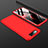 Handyhülle Hülle Kunststoff Schutzhülle Tasche Matt Vorder und Rückseite 360 Grad für Samsung Galaxy A90 4G Rot