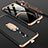 Handyhülle Hülle Kunststoff Schutzhülle Tasche Matt Vorder und Rückseite 360 Grad mit Fingerring Ständer für Oppo Reno2 Z