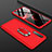 Handyhülle Hülle Kunststoff Schutzhülle Tasche Matt Vorder und Rückseite 360 Grad mit Fingerring Ständer R01 für Oppo K5