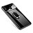 Handyhülle Hülle Kunststoff Schutzhülle Tasche Spiegel 360 Grad mit Magnetisch Fingerring Ständer für Huawei P Smart+ Plus Schwarz
