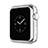 Handyhülle Hülle Luxus Aluminium Metall Rahmen A01 für Apple iWatch 2 42mm Silber