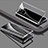 Handyhülle Hülle Luxus Aluminium Metall Rahmen Spiegel 360 Grad Ganzkörper Tasche für Realme Q3 5G